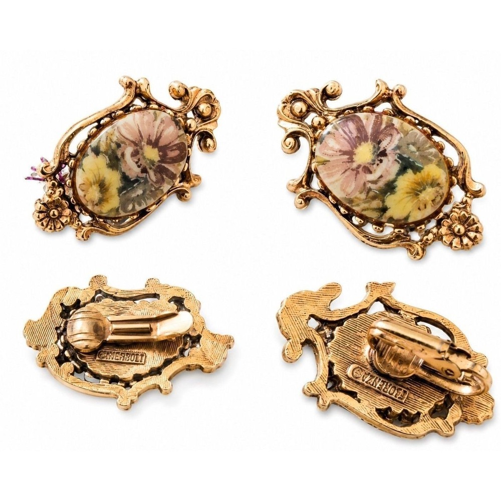⚜️49.  Florenza Clip on Earrings ⚜️